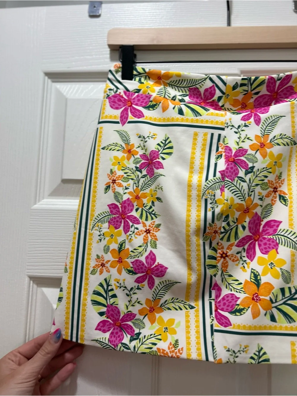 Tropical Royale Floral Swim Resort Coverup Skirt